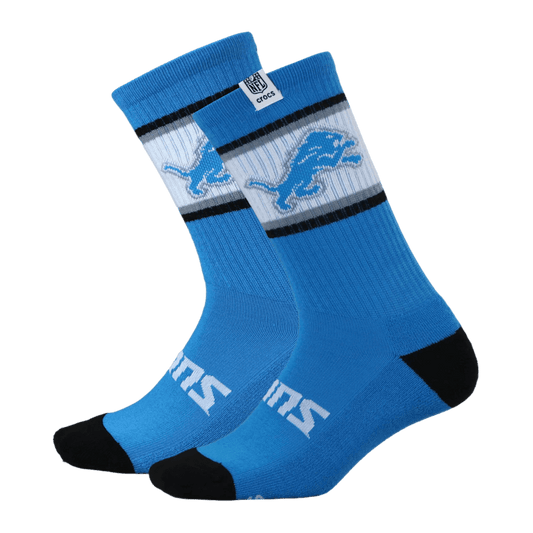 NFL Detroit Lions Crocs Socks Men Discount