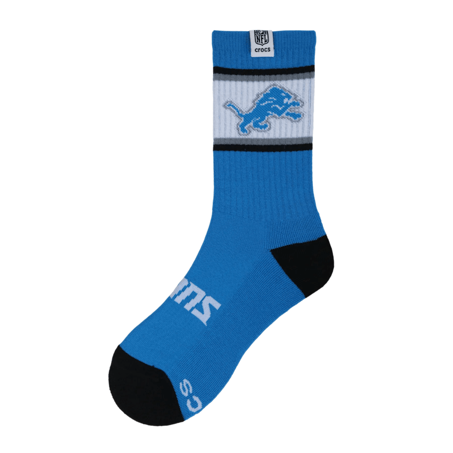 NFL Detroit Lions Crocs Socks Men Discount