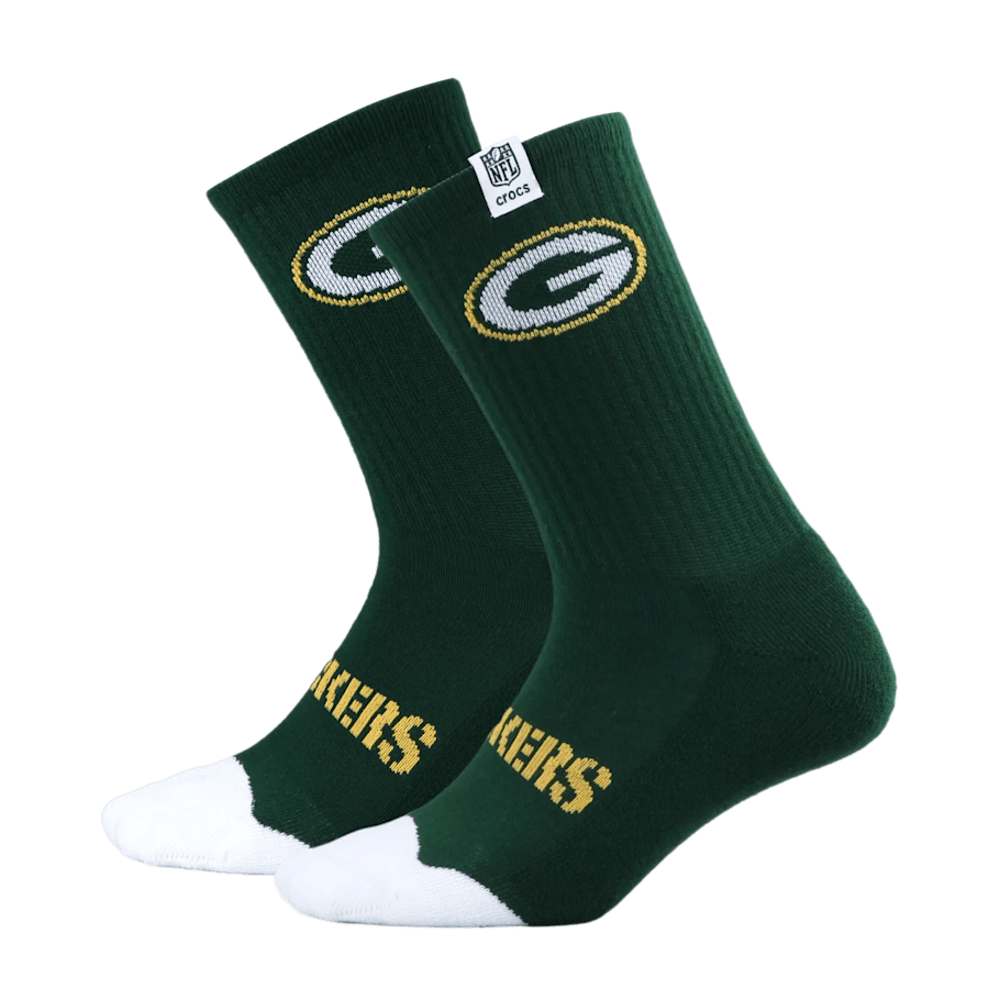 NFL Green Bay Packers Crocs Socks Men For Sale