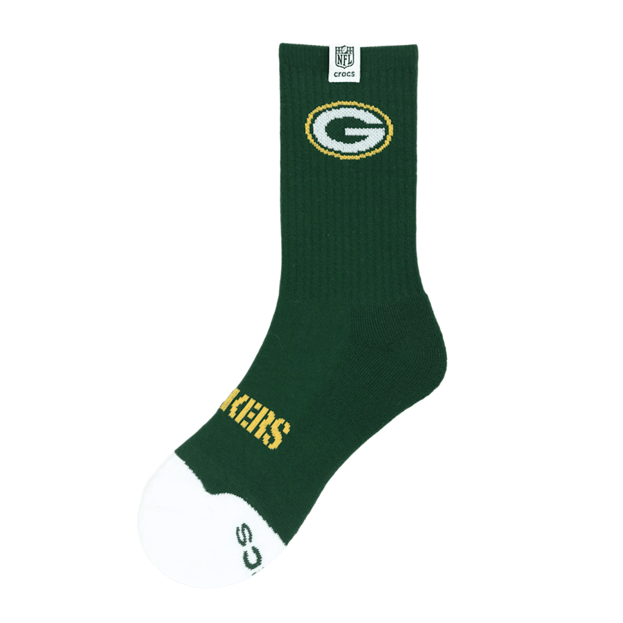 NFL Green Bay Packers Crocs Socks Men For Sale
