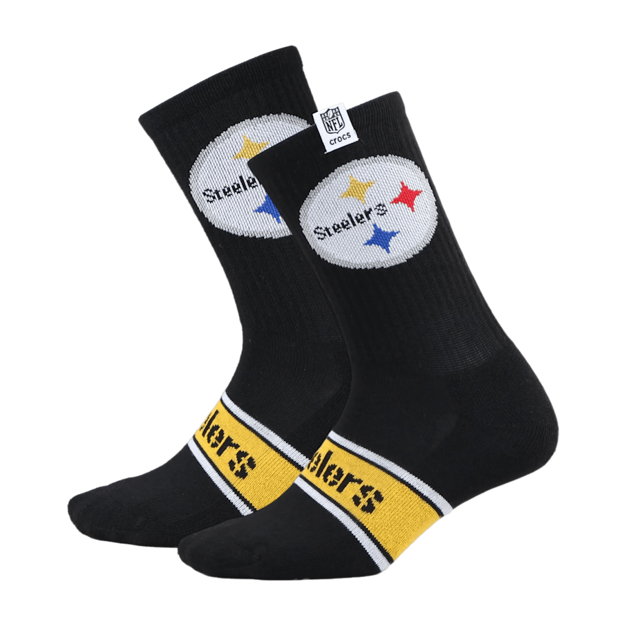 NFL Pittsburgh Steelers Crocs Socks Men On Sale