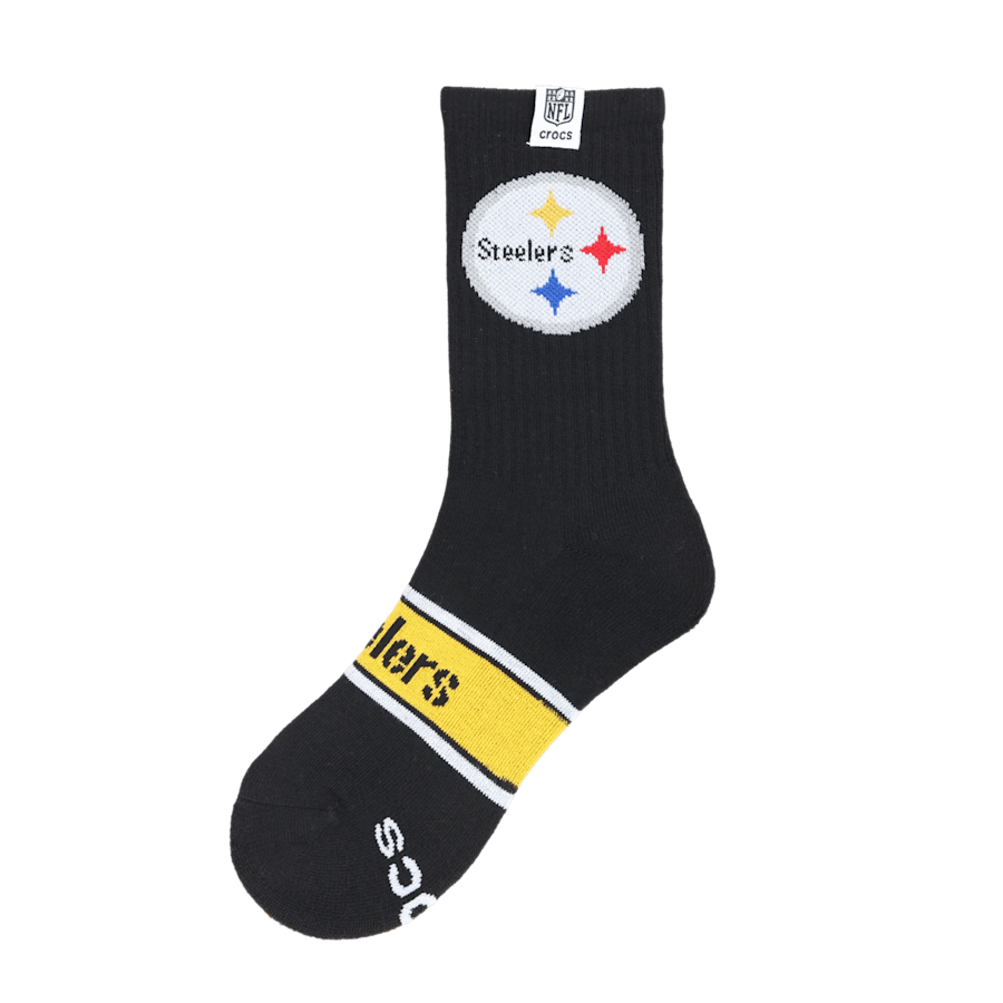 NFL Pittsburgh Steelers Crocs Socks Men On Sale